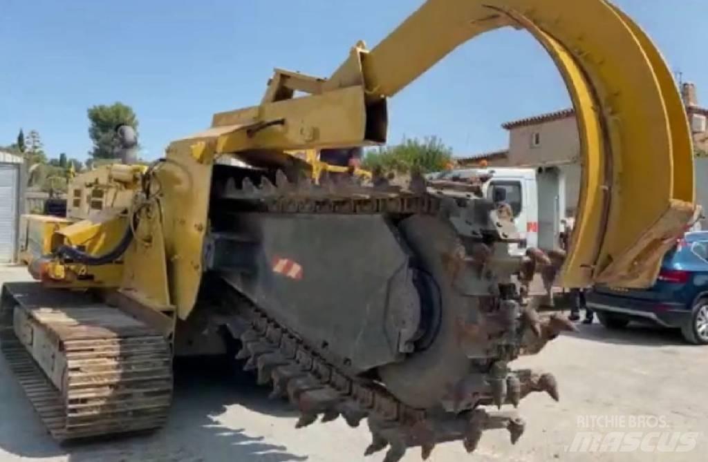 Vermeer T650 Freze za kopanje jarkov Trenčerji