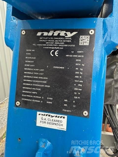 Niftylift HR12 D Zglobne dvižne ploščadi