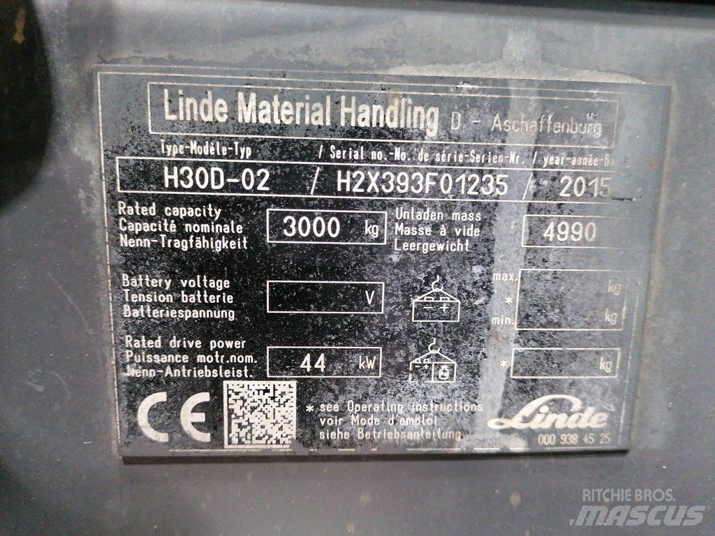 Linde H30D-02 Dizelski viličarji