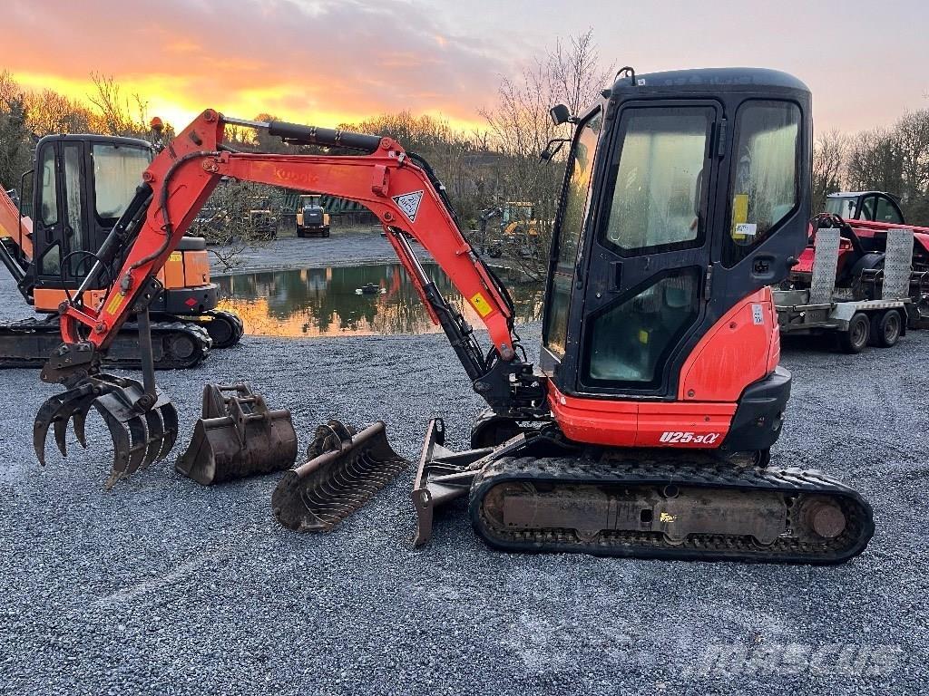 Kubota U 25-3 Mini bagri <7t