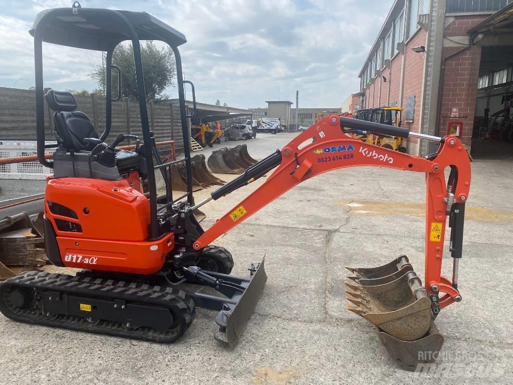 Kubota U 17-3 Mini bagri <7t