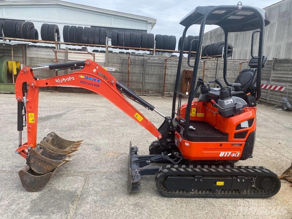 Kubota U 17-3 Mini bagri <7t