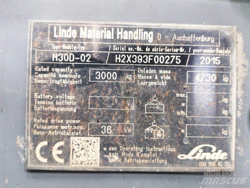 Linde H30D-02 Dizelski viličarji