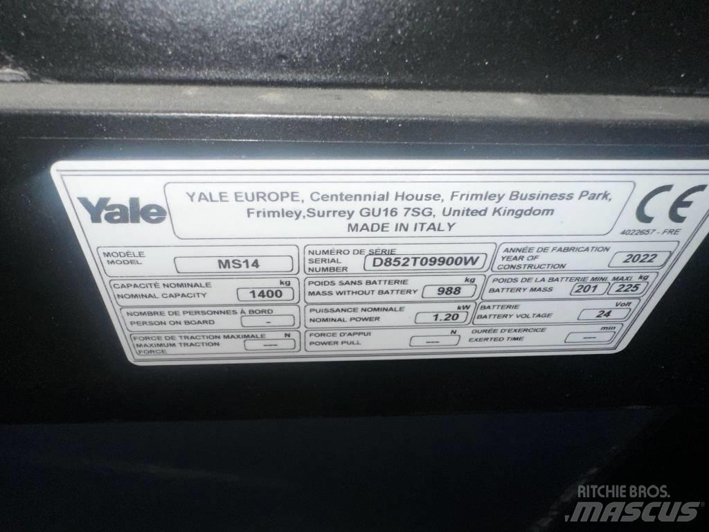 Yale MS 14 AC Ročni električni viličar