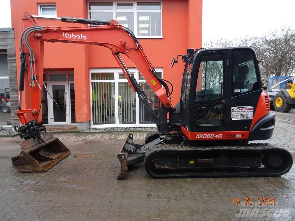 Kubota KX 080-4 Midi bagri 7t – 12t
