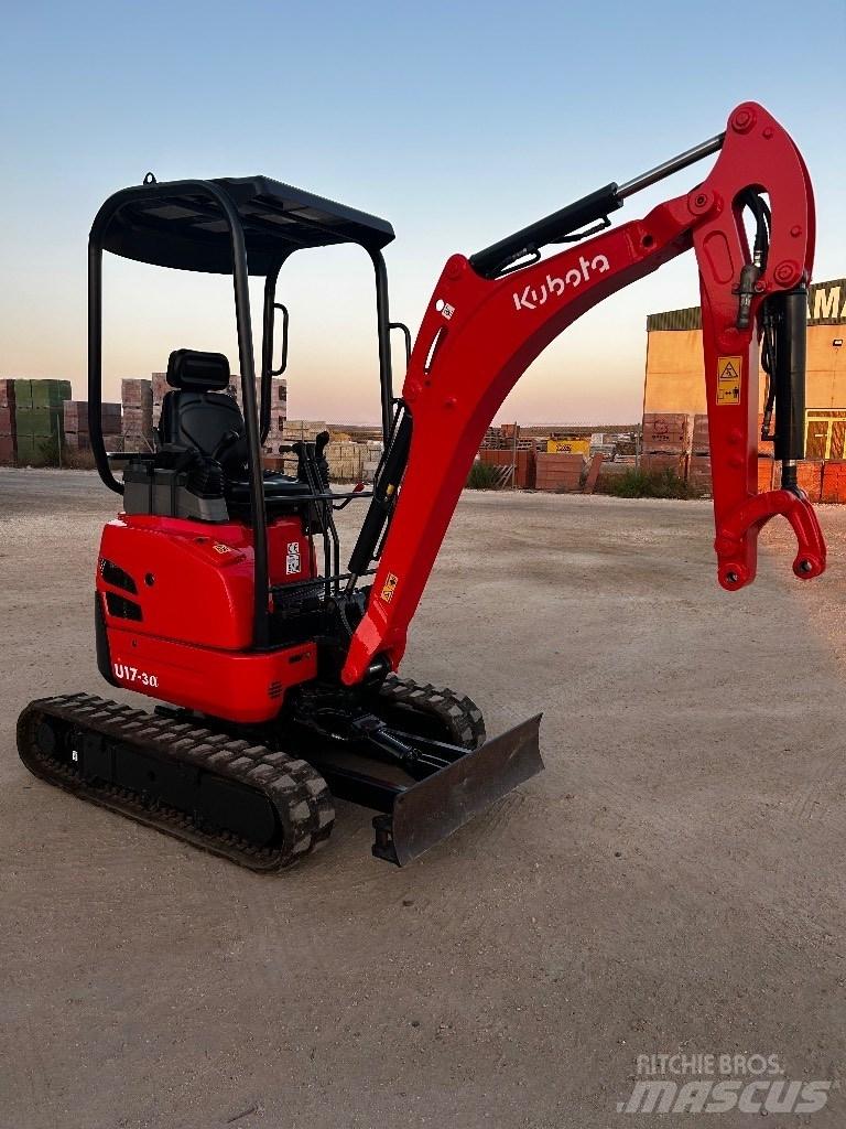 Kubota U 17-3 Mini bagri <7t