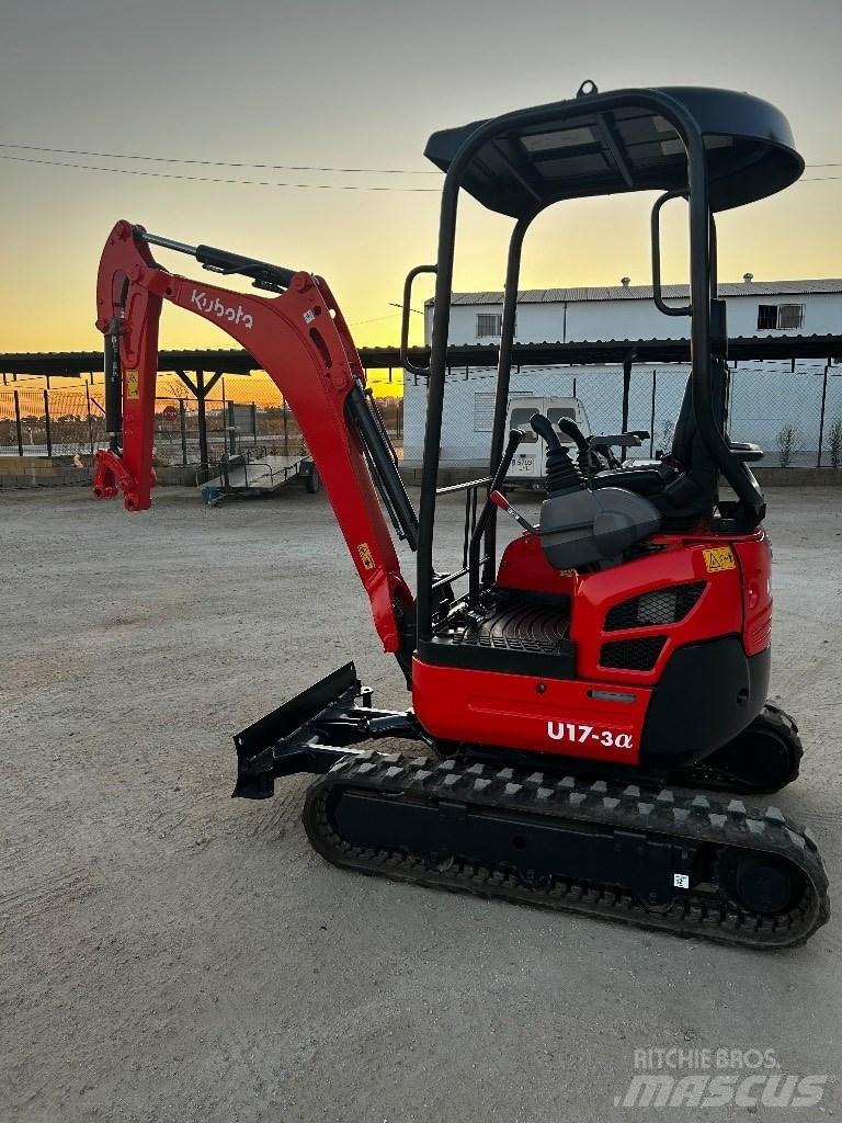Kubota U 17-3 Mini bagri <7t