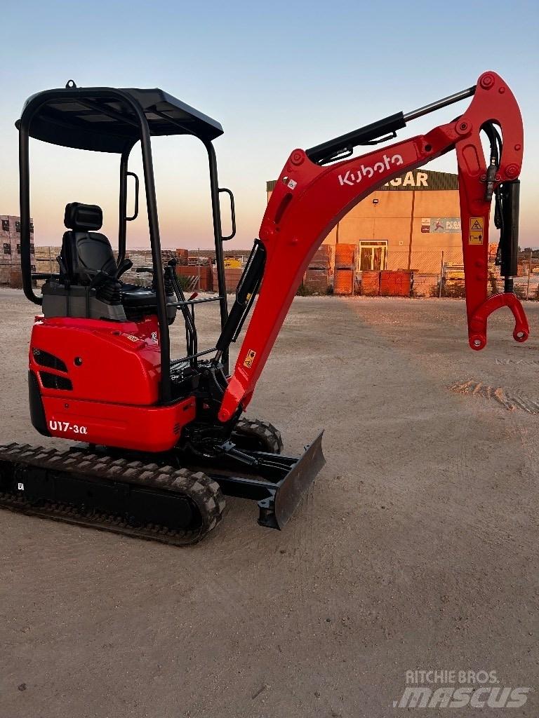 Kubota U 17-3 Mini bagri <7t