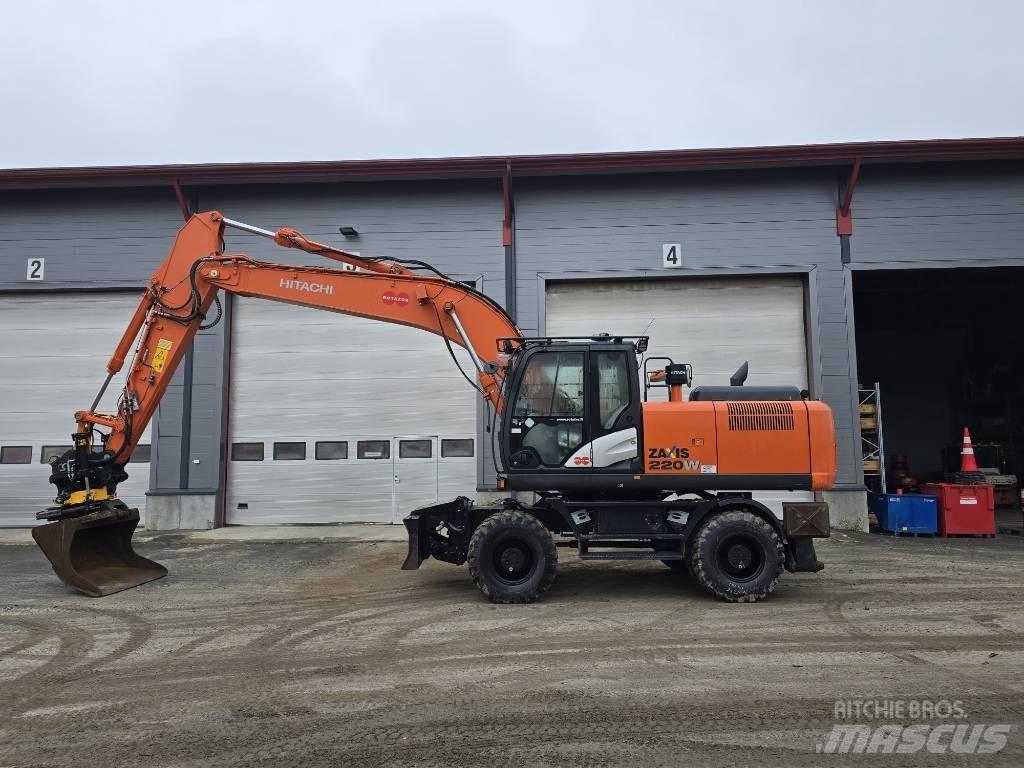 Hitachi ZX 220W-5 Bagri na kolesih