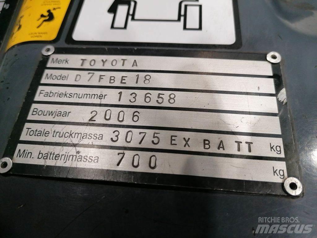 Toyota 7FBEF18 Električni viličarji