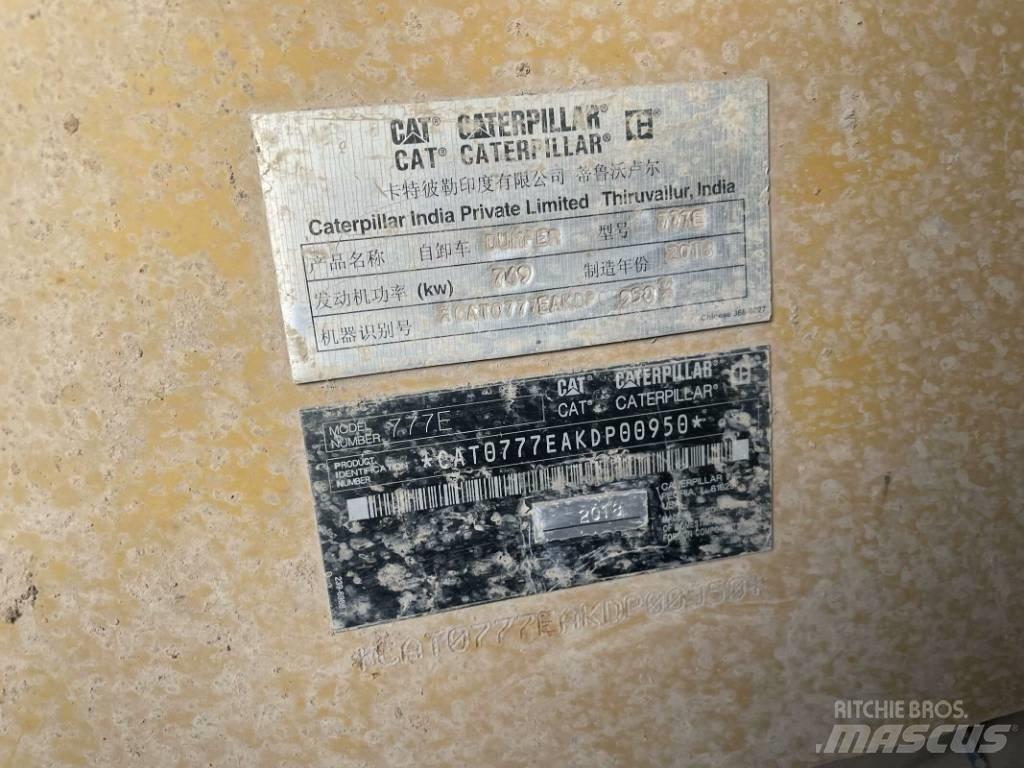 CAT 777e Kiper prikolice