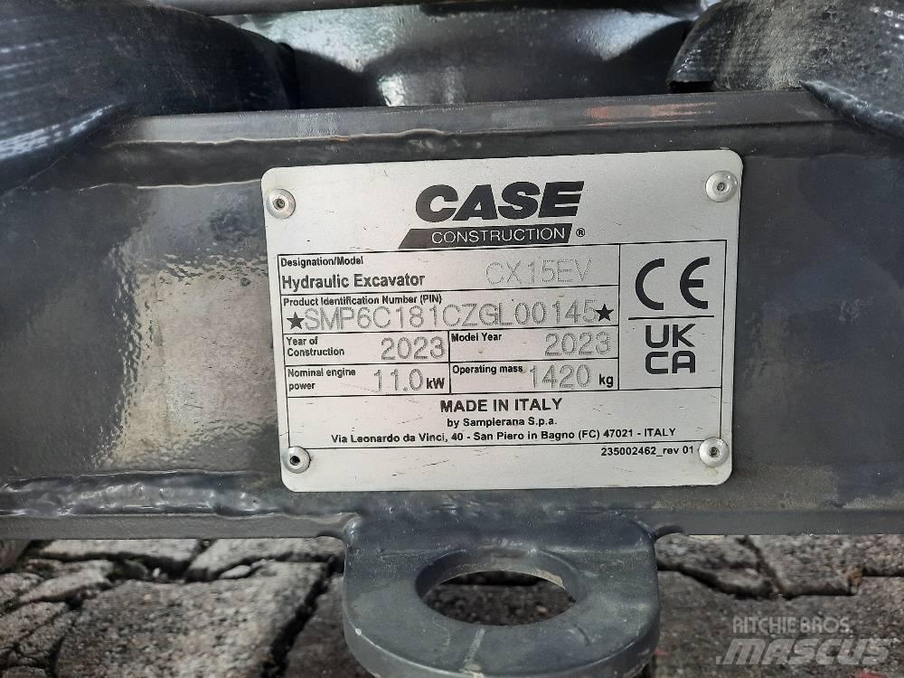 CASE CX 15 EV Mini bagri <7t