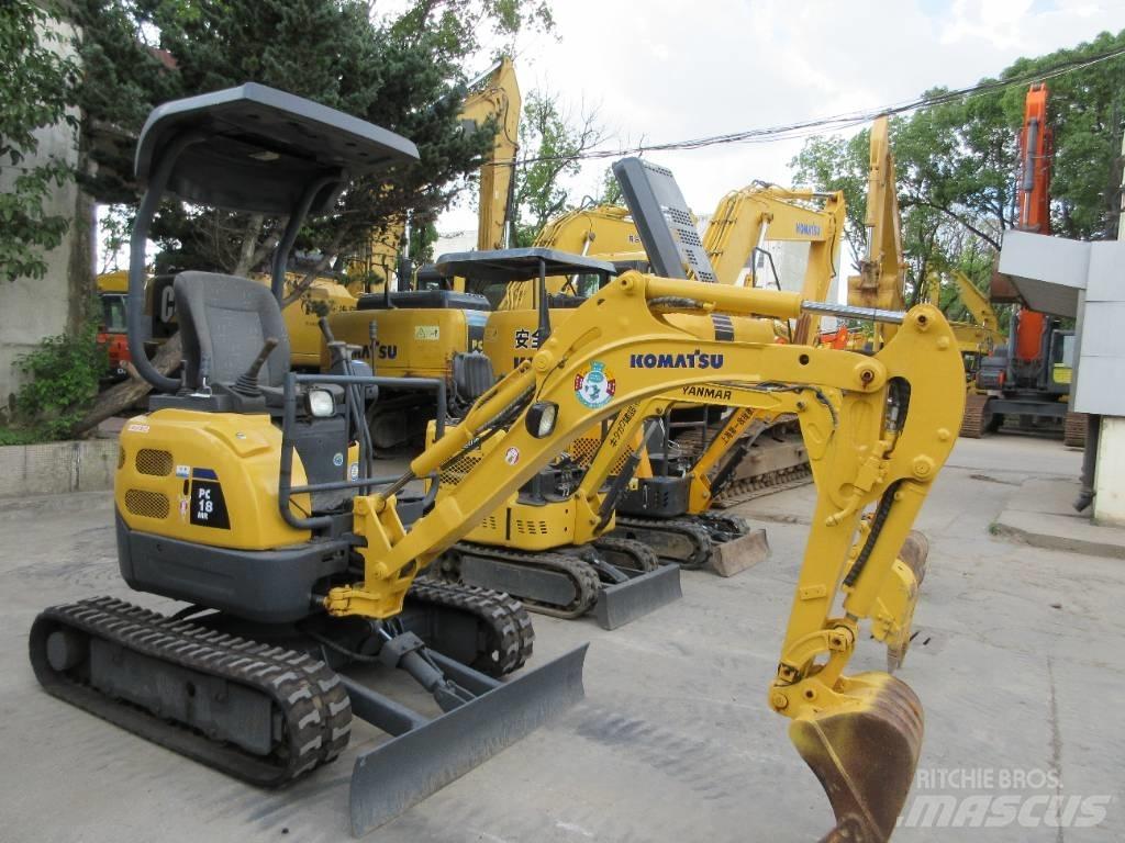 Komatsu PC 18 Mini bagri <7t