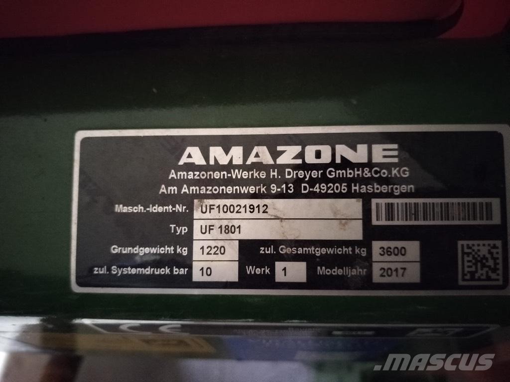 Amazone UF 1801 Montirane škropilnice