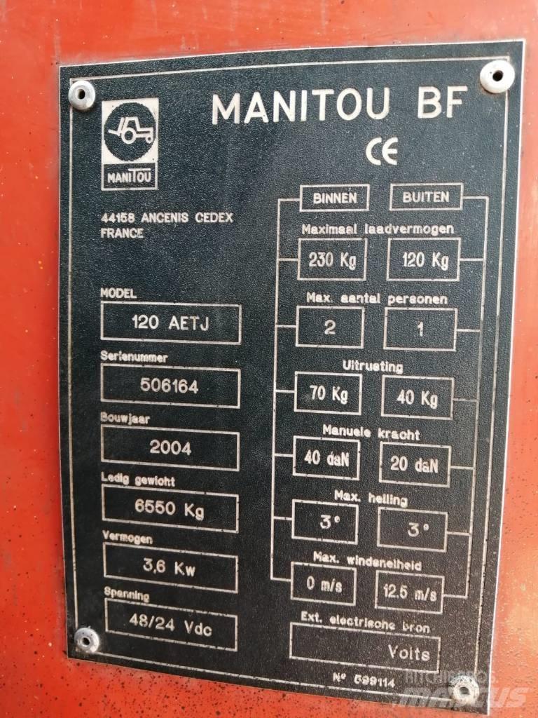 Manitou 120 AETJ3D Zglobne dvižne ploščadi