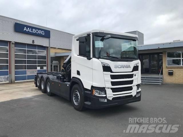Scania R 500 Tovornjaki z žerjavom