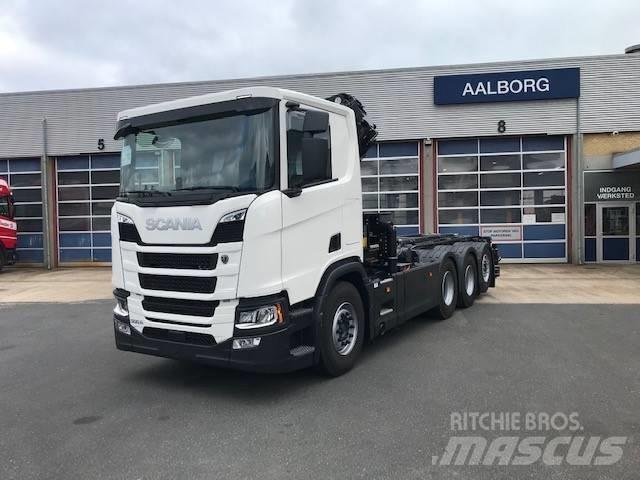 Scania R 500 Tovornjaki z žerjavom