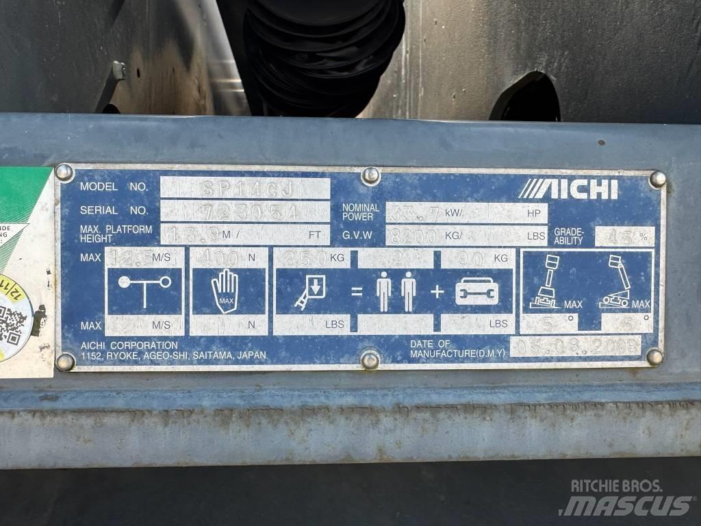 Aichi SP 14 CJ Teleskopske dvižne ploščadi