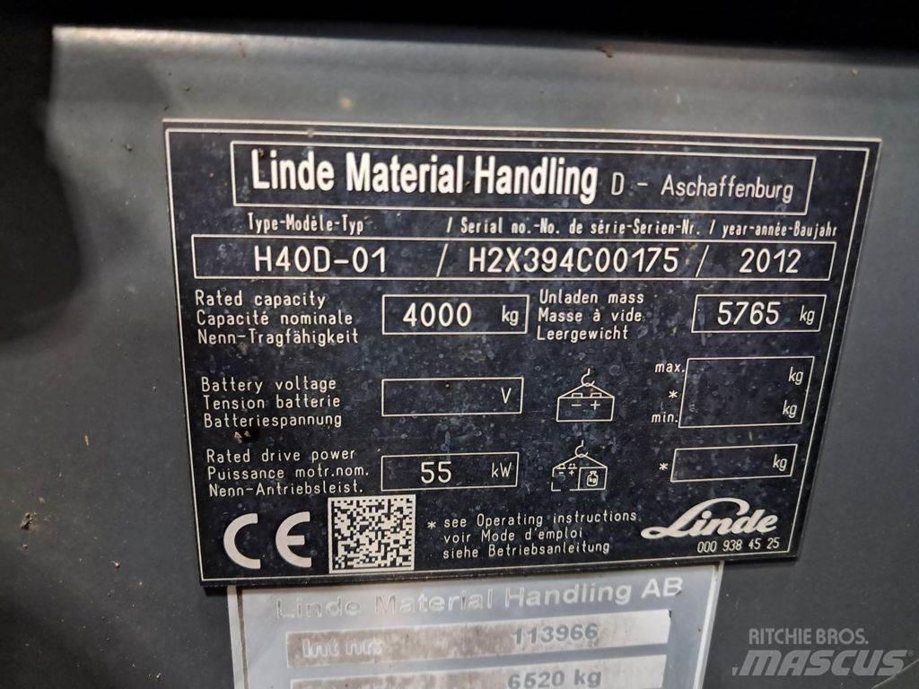 Linde H40D-01 Dizelski viličarji