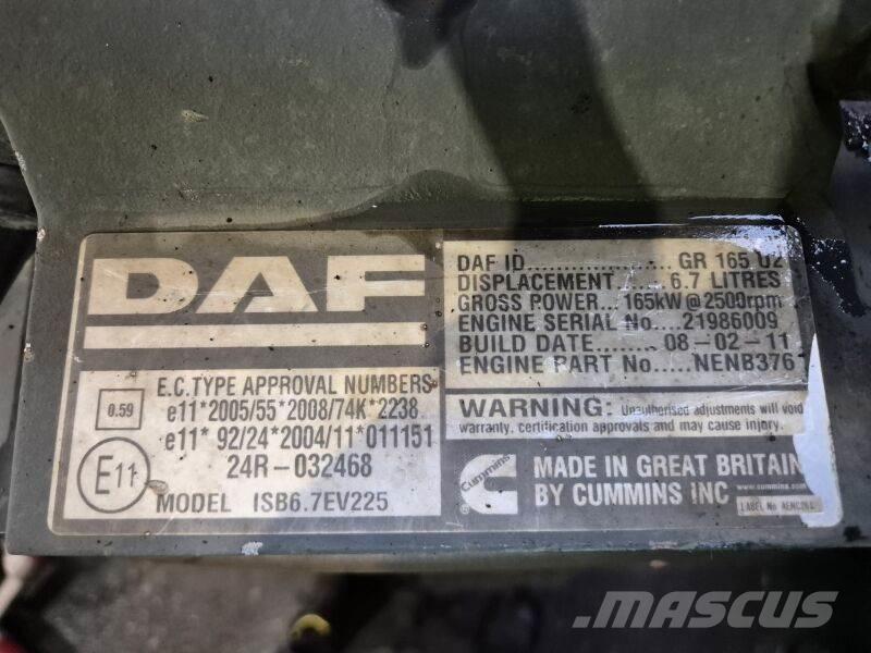 DAF GR165U2 Motorji