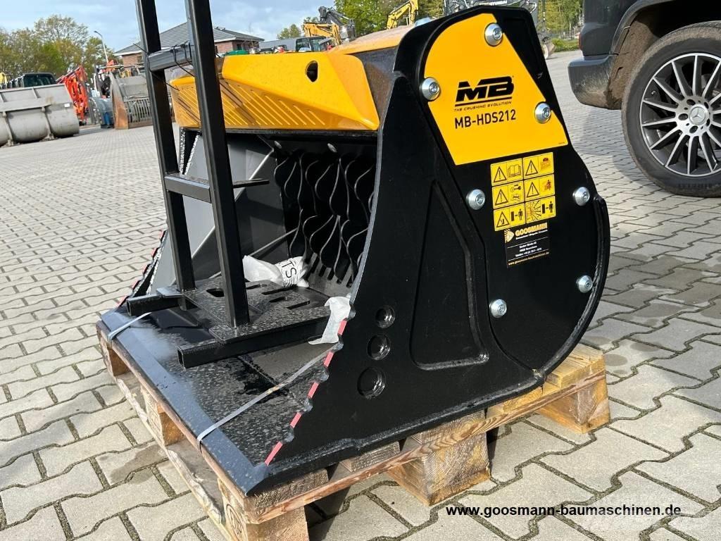 MB Crusher HDS 212 Presejalne žlice