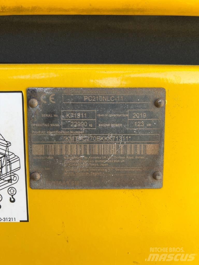 Komatsu PC210NLC-11 Bagri goseničarji