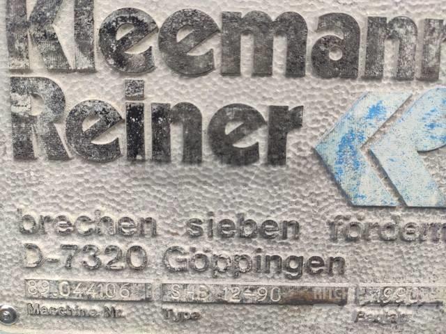 Kleemann SHB 12-90 Stroji za mletje/drobljenje