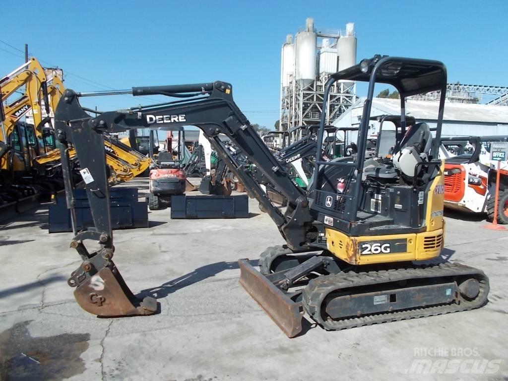 John Deere 26G Mini bagri <7t