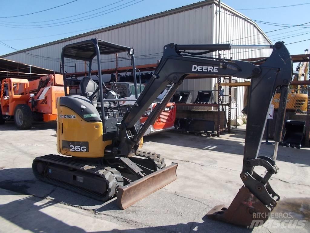 John Deere 26G Mini bagri <7t
