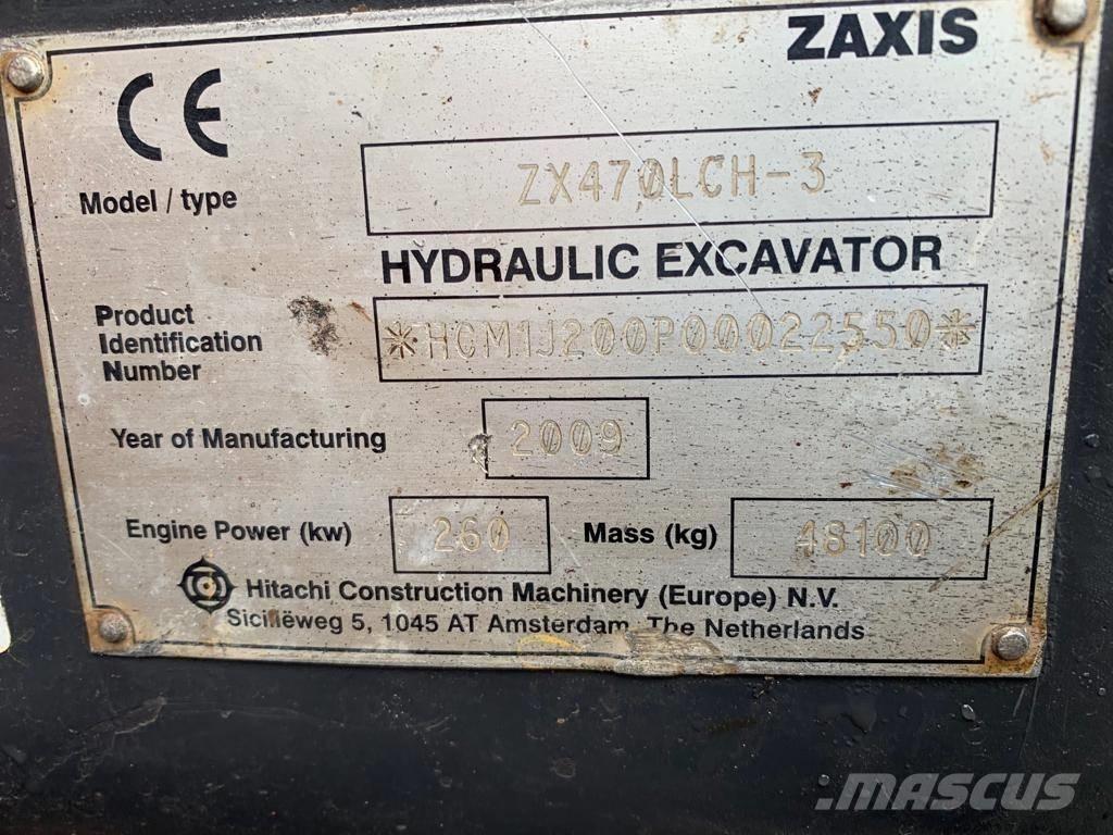  zaxis ZX470LCH-3 Bagri goseničarji