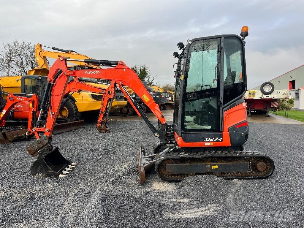 Kubota U 27-4 Mini bagri <7t