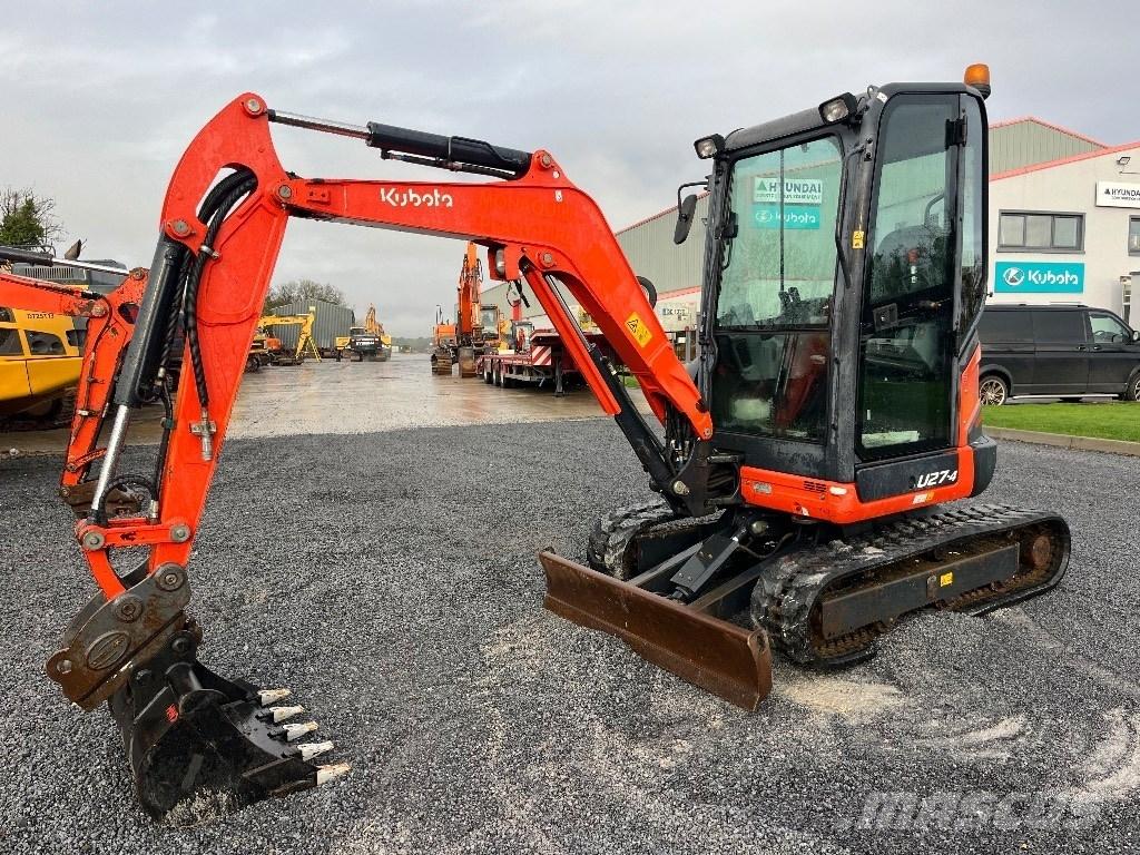 Kubota U 27-4 Mini bagri <7t