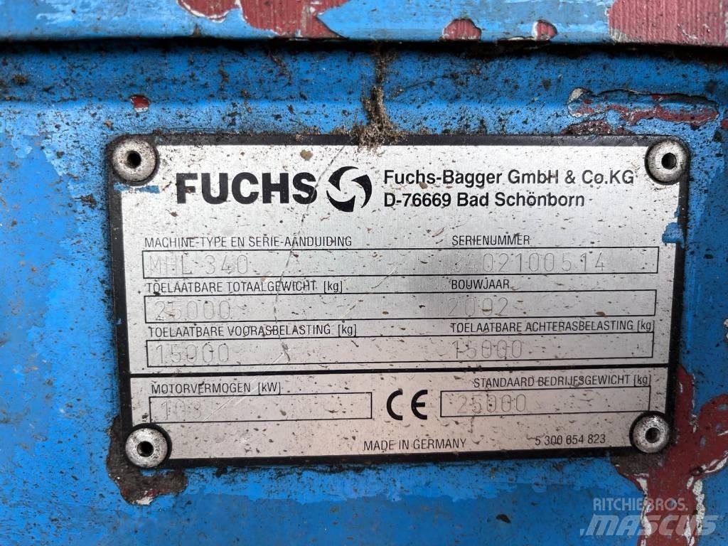 Fuchs MHL 340 Bagri za prekladanje primarnih/sekundarnih surovin