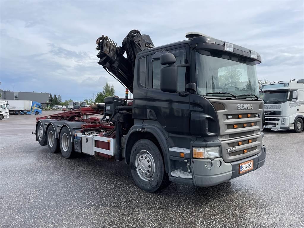 Scania P340 8x4 Tovornjaki z žerjavom