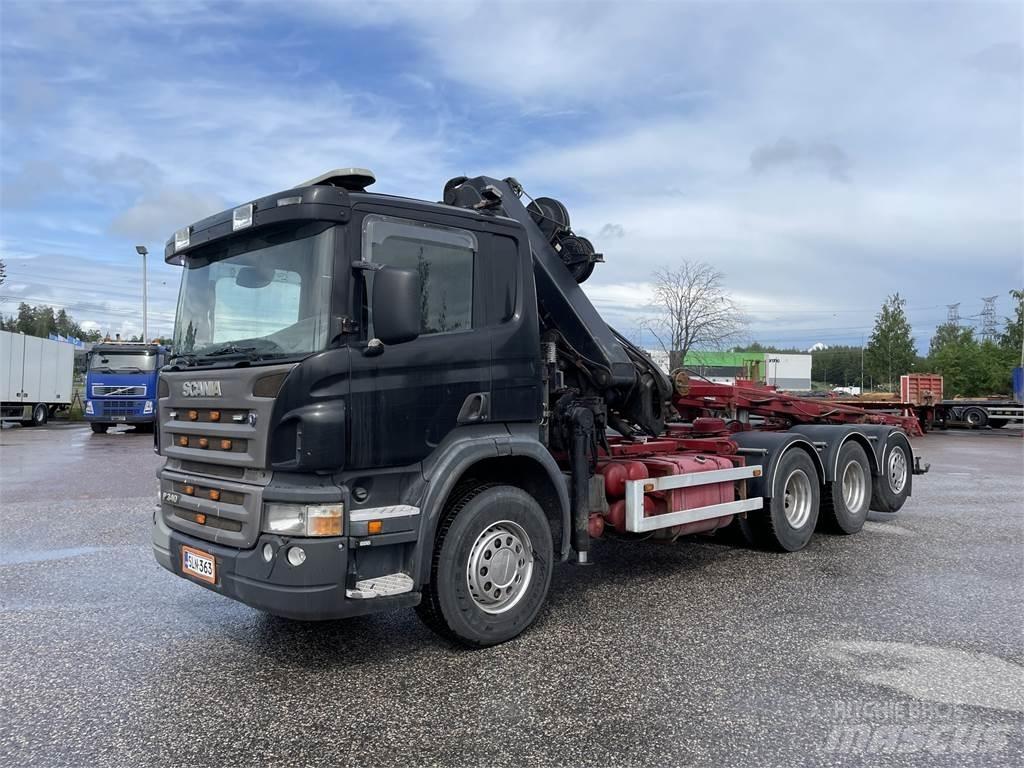 Scania P340 8x4 Tovornjaki z žerjavom