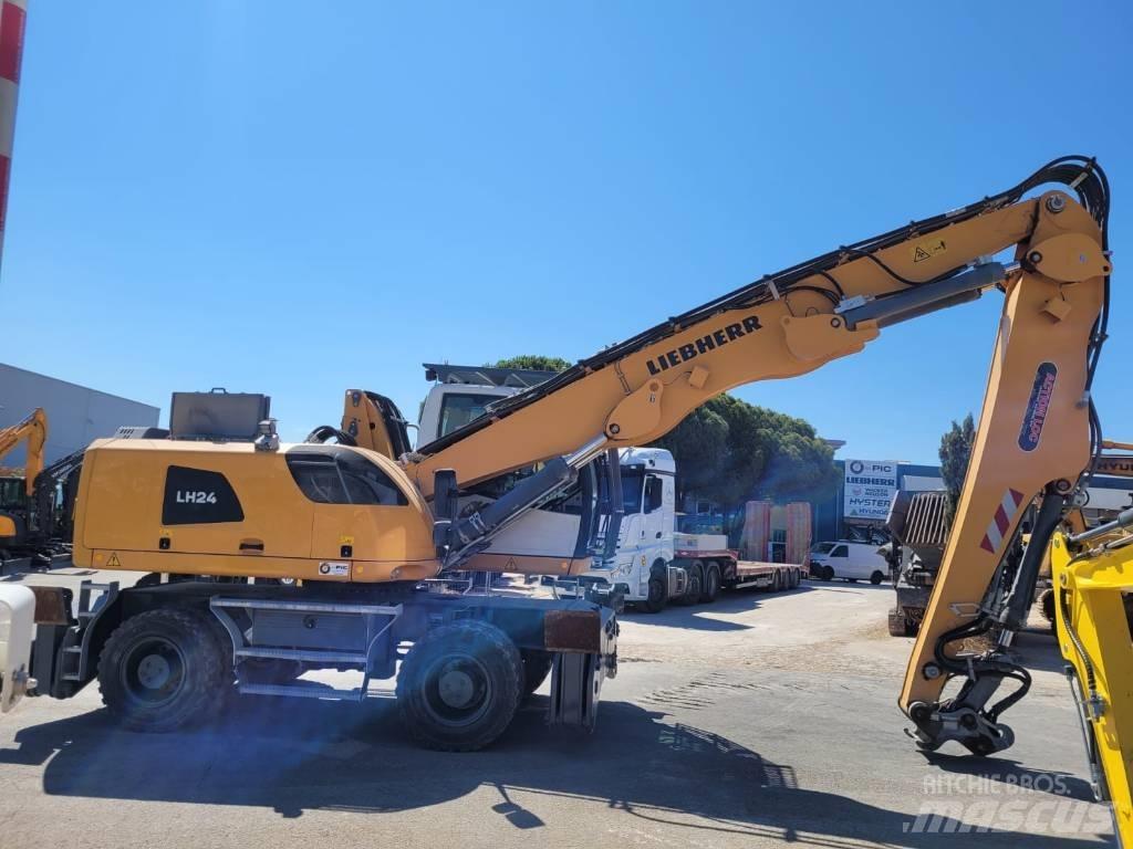 Liebherr LH 24 Bagri na kolesih