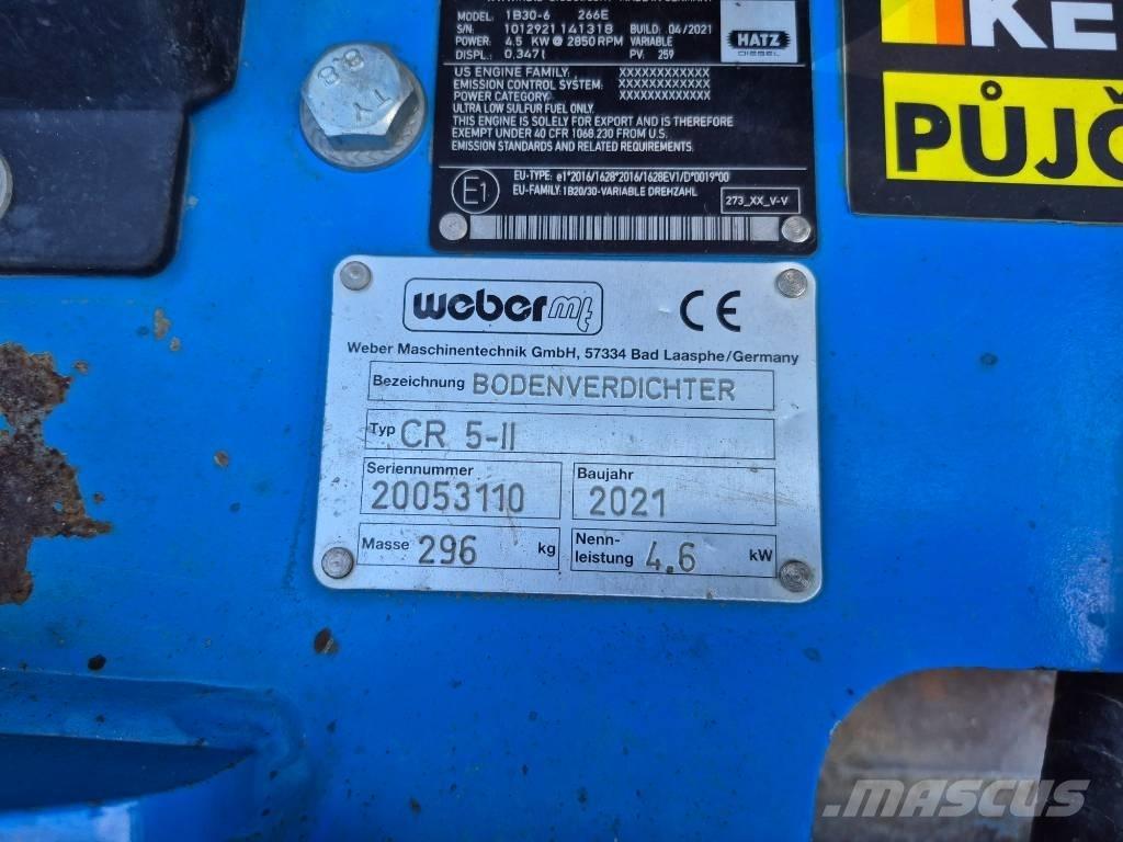 Weber CR5-II Kompaktorji tal