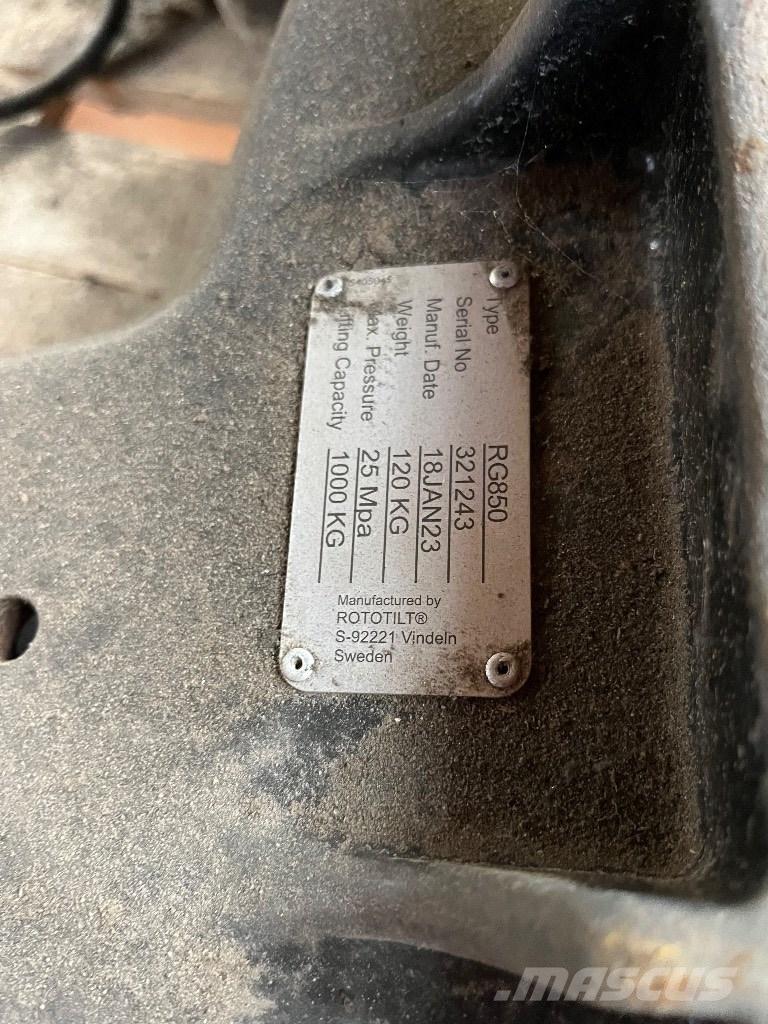 Rototilt R850 Gradbeništvo - drugo