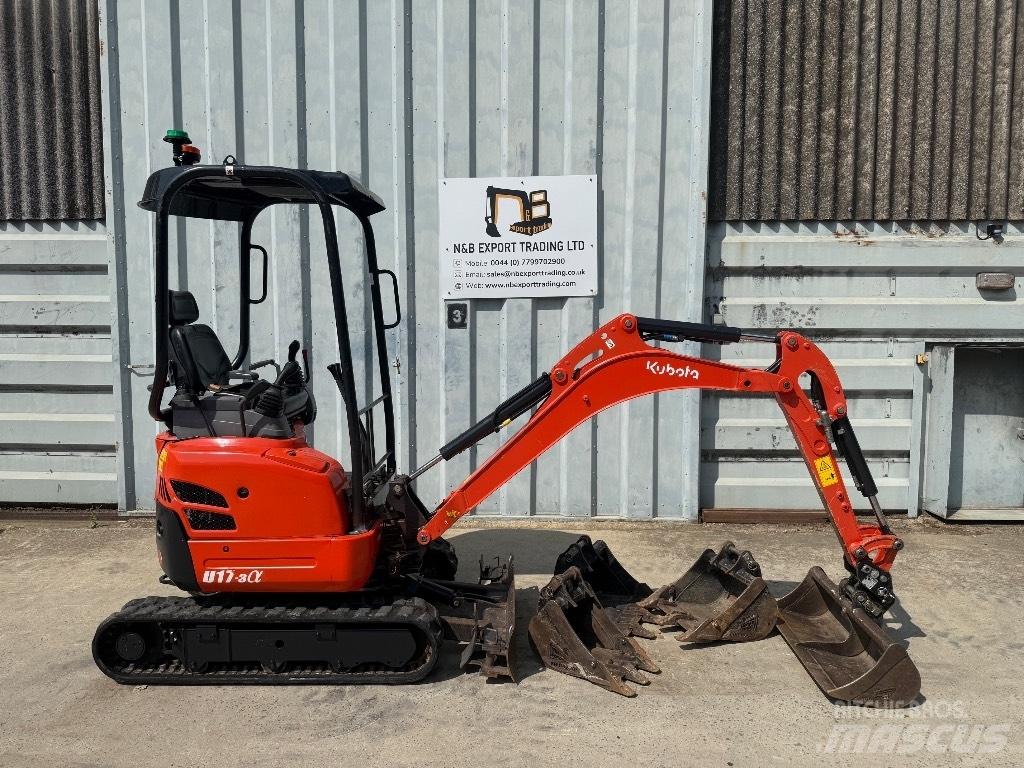Kubota U 17 Mini bagri <7t