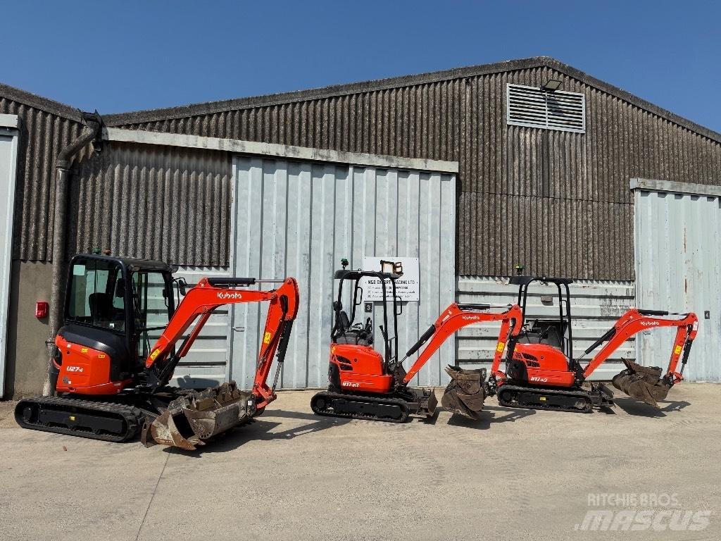 Kubota U 17 Mini bagri <7t