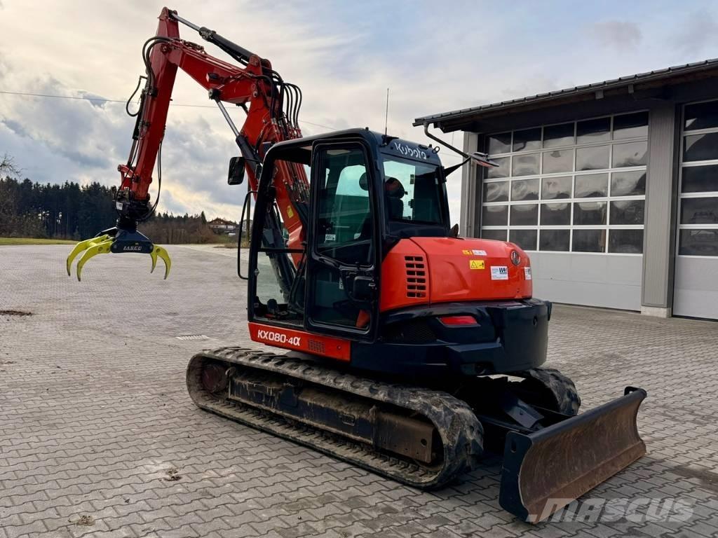 Kubota KX 080-4 Midi bagri 7t – 12t