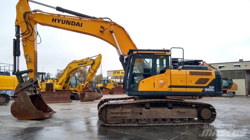 Hyundai HX 300 L Bagri goseničarji