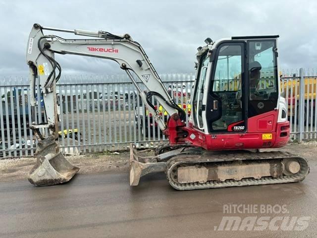 Takeuchi TB260 Mini bagri <7t