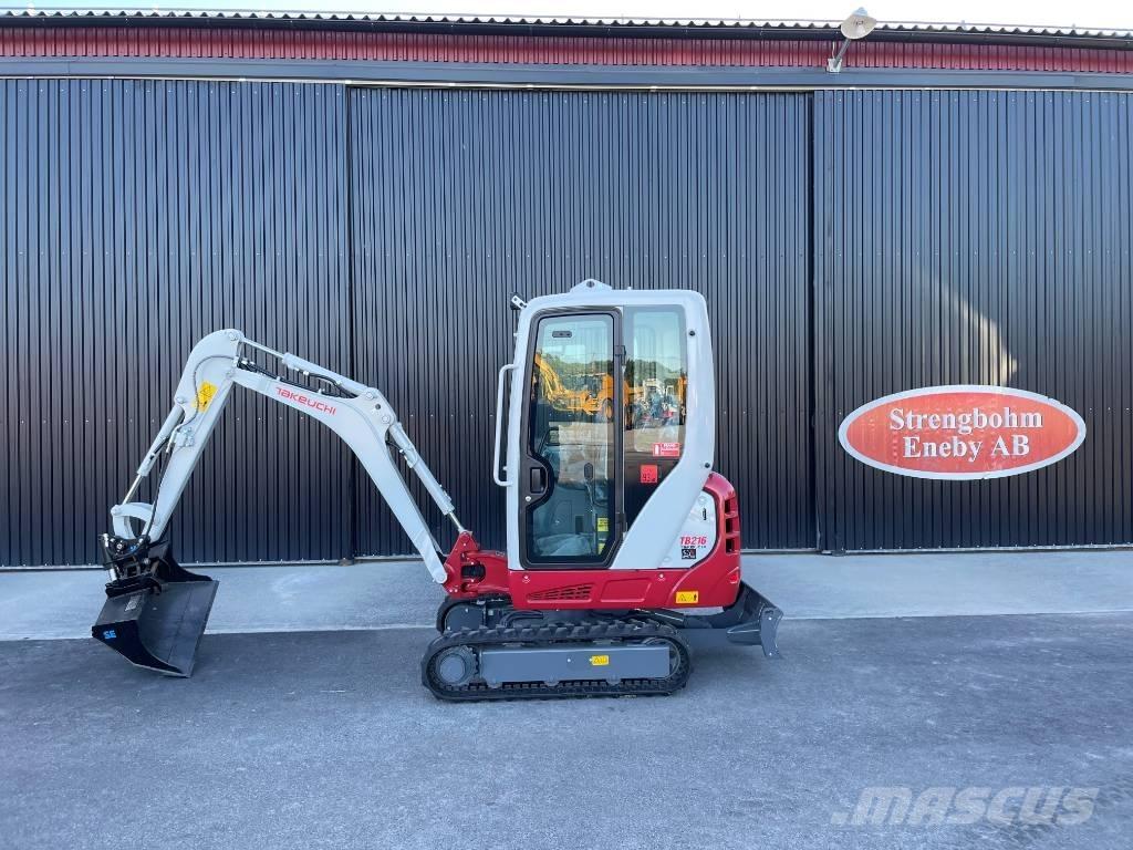 Takeuchi TB 216 Mini bagri <7t