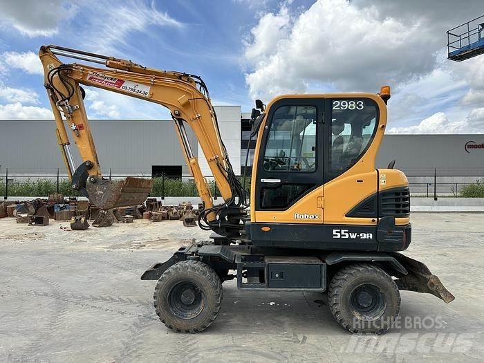 Hyundai R55W-9A Bagri na kolesih