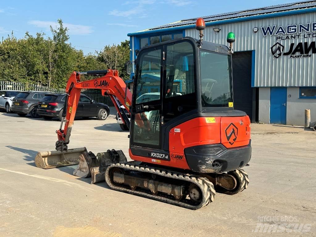 Kubota KX027-4 Mini bagri <7t