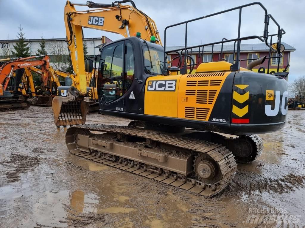 JCB JS 220LC Plus Bagri goseničarji