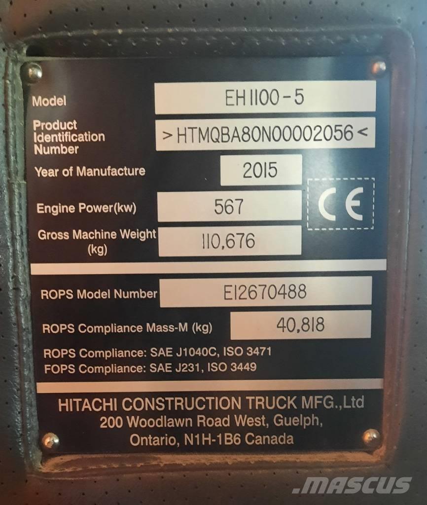 Hitachi EH 1100-5 Togi demperi