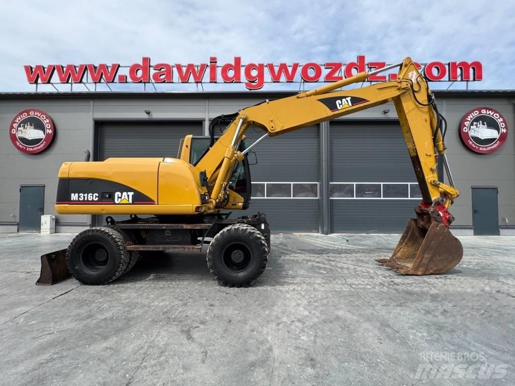 CAT M 316 C Bagri na kolesih