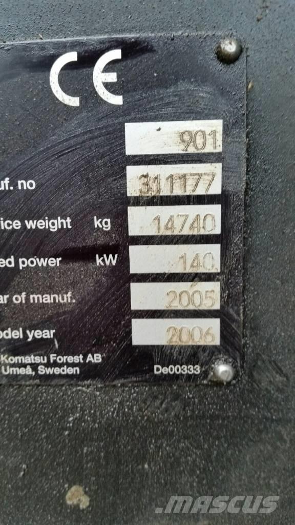 Valmet 901 Harvesterji